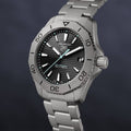 Tag Heuer Aquaracer Professional 200 Solargraph Quartz Black Dial Silver Steel Strap Watch for Men - WBP1180.BF0000