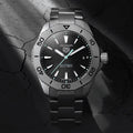 Tag Heuer Aquaracer Professional 200 Solargraph Quartz Black Dial Silver Steel Strap Watch for Men - WBP1180.BF0000
