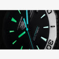 Tag Heuer Aquaracer Professional 200 Solargraph Quartz Black Dial Silver Steel Strap Watch for Men - WBP1180.BF0000