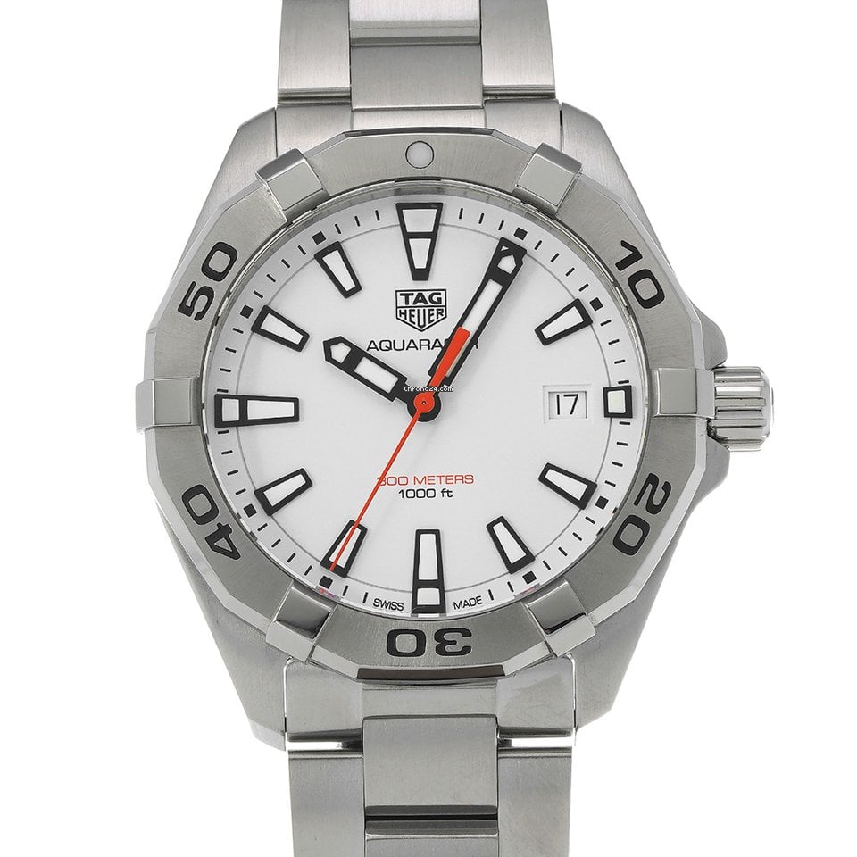 Tag Heuer Aquaracer White Dial Watch for Men - WBD1111.BA0928
