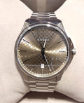 Gucci G Timeless Quartz Brown Dial Silver Steel Strap Watch for Men - YA126317