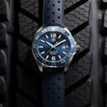 Tag Heuer Formula 1 Bucherer Blue Edition Blue Dial Blue Calfskin Strap Watch for Men - WAZ2015.FT8023
