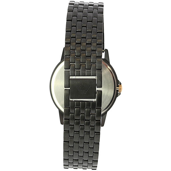 Emporio Armani Interchangeable Black Dial Black Steel Strap Watch For Men - AR80021
