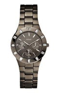 Guess XS Multifunction Quartz Brown Dial Brown Steel Strap Watch For Women - W0027L1