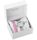Guess Montage Quartz Silver Dial Silver Steel Strap Watch For Women - GW0588L2