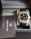 Tag Heuer Aquaracer Quartz Black Dial Black Rubber Strap Watch for Men - WBD1110.FT8021