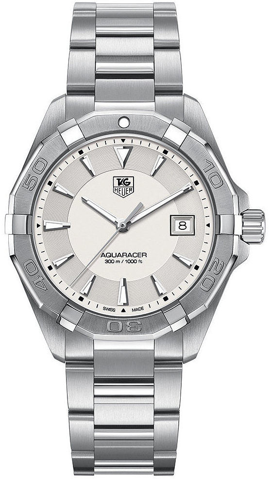Tag Heuer Aquaracer White Dial Watch for Men - WAY2111.BA0928