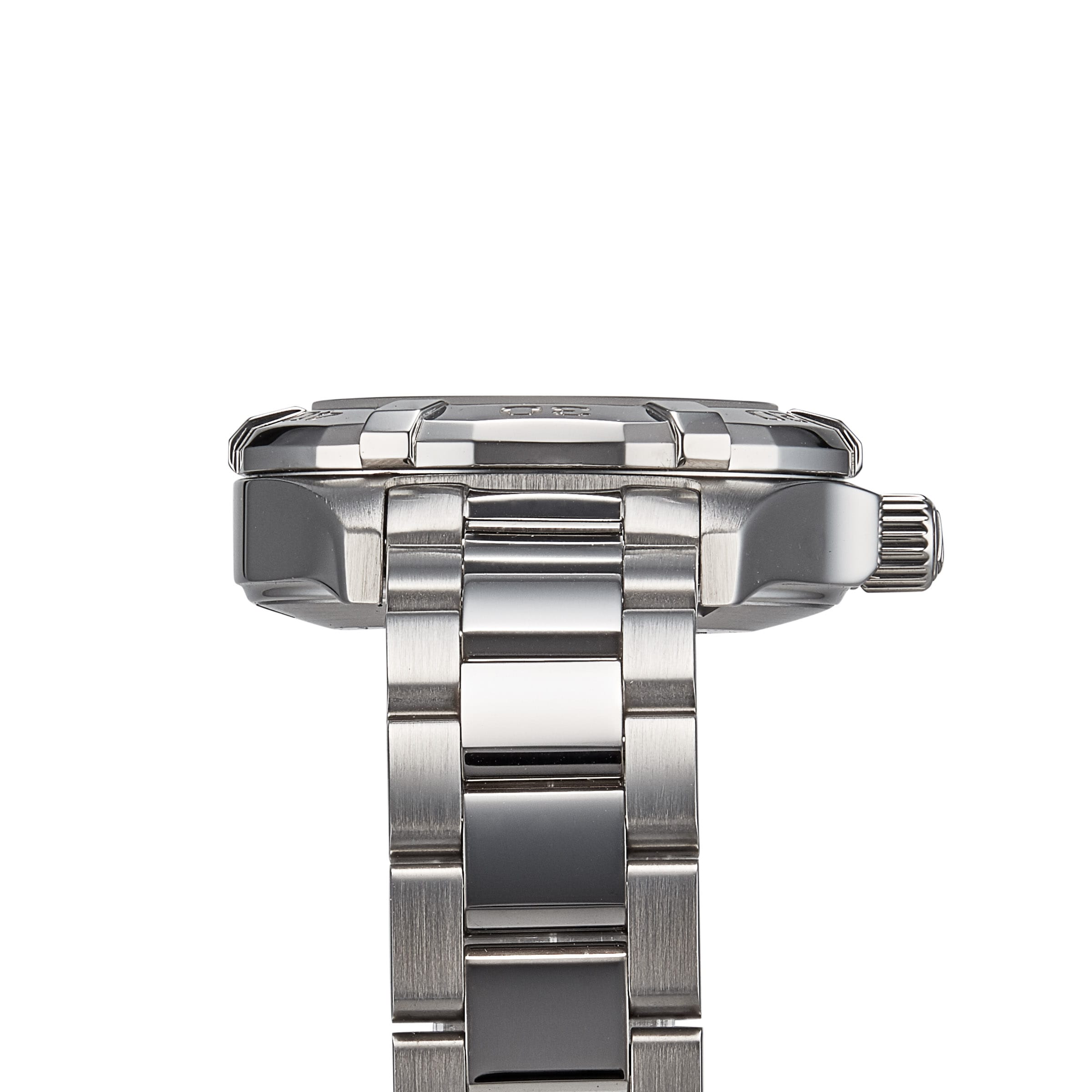 Tag Heuer Aquaracer Quartz Mother of Pearl White Dial Silver Steel Strap Watch for Women - WBD1411.BA0741