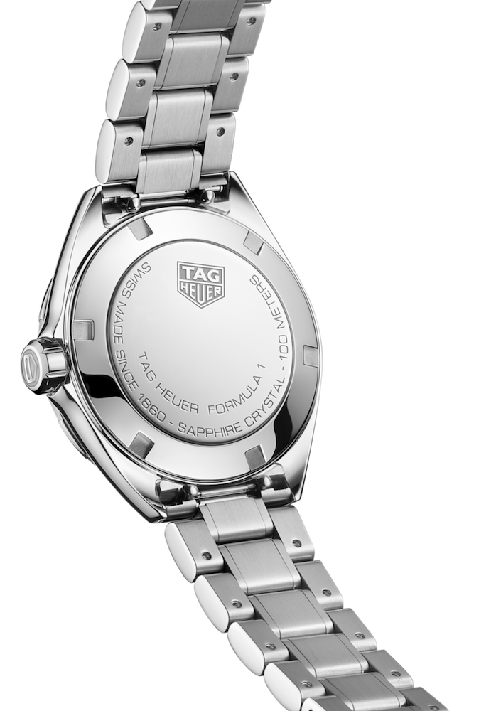 Tag Heuer Formula 1 Diamonds Mother Of Pearl White Dial Silver Steel Strap Watch for Women - WBJ1419.BA0664