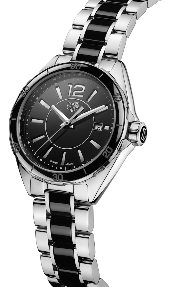 Tag Heuer Formula 1 Quartz Black Dial Two Tone Steel Strap Watch for Women - WBJ141AA.BA0973