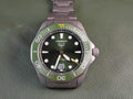 Tag Heuer Aquaracer Professional 300 Automatic Green Dial Silver Steel Strap Watch for Men - WBP208B.BF0631
