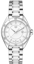 Tag Heuer Formula 1 Diamonds White Dial Two Tone Steel Strap Watch for Women - WBJ141AD.BA0974