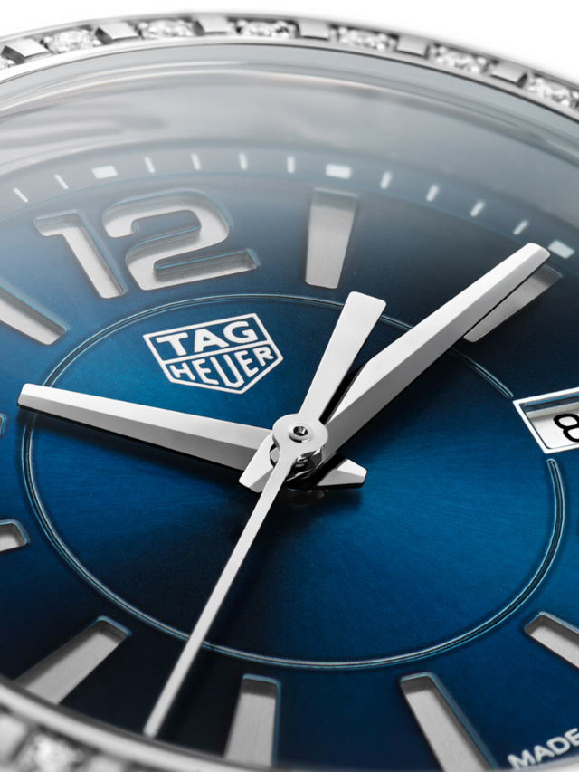 Tag Heuer Formula 1 Diamonds Blue Dial Silver Steel Strap Watch for Women - WBJ1416.BA0664