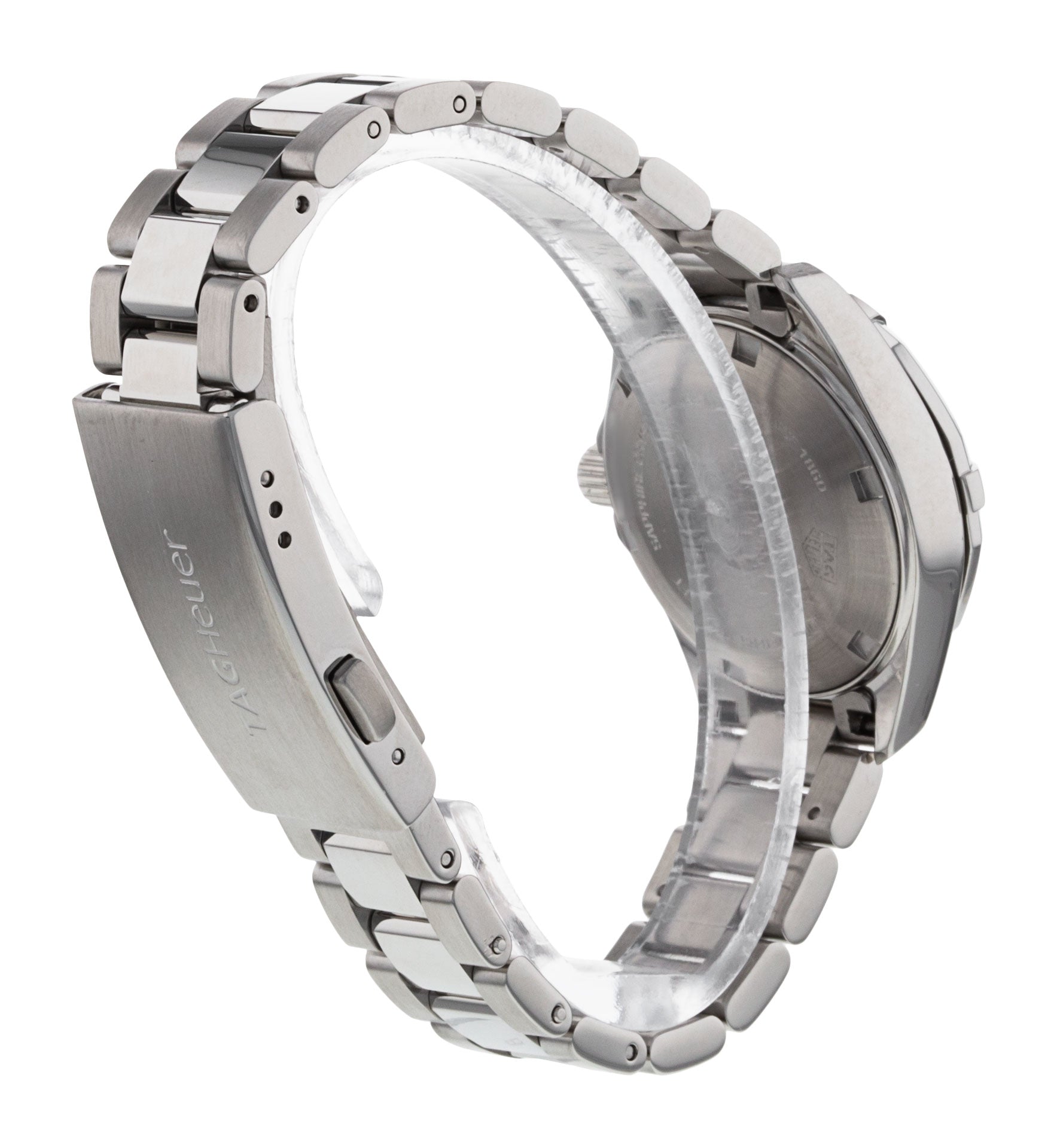 Tag Heuer Aquaracer Quartz Mother of Pearl White Dial Silver Steel Strap Watch for Women - WBD1411.BA0741