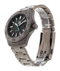 Tag Heuer Aquaracer Professional 200 Solargraph Quartz Black Dial Silver Steel Strap Watch for Men - WBP1180.BF0000