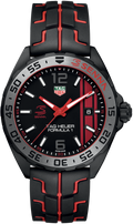 Tag Heuer Formula 1 Senna Special Edition Black Dial Two Tone Rubber Strap Watch for Men - WAZ1014.FT8027