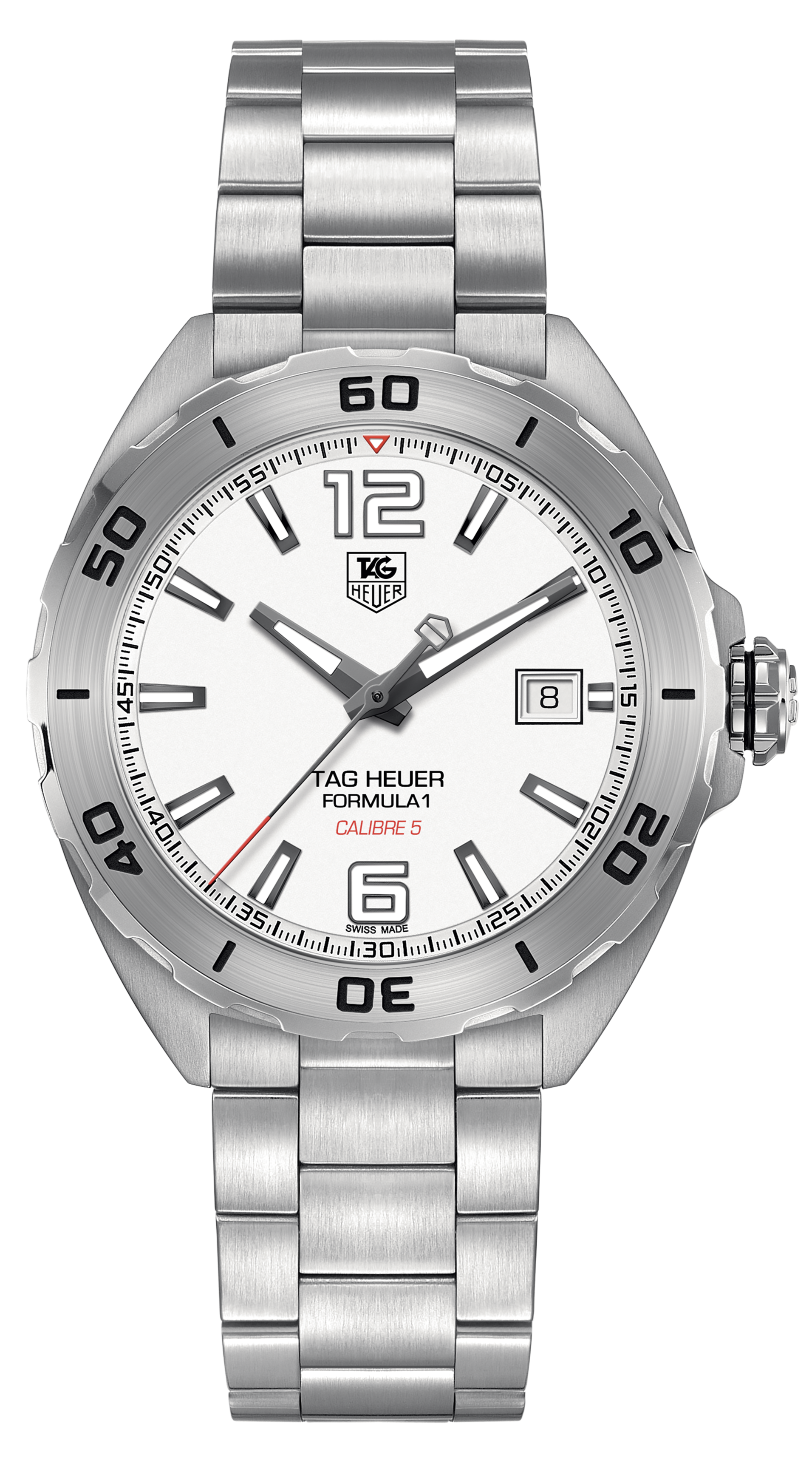 Tag Heuer Formula 1 White Dial Watch for Men - WAZ2114.BA0875