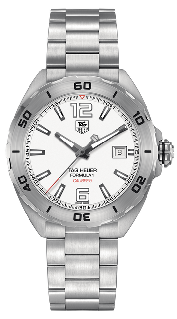 Tag Heuer Formula 1 White Dial Watch for Men - WAZ2114.BA0875