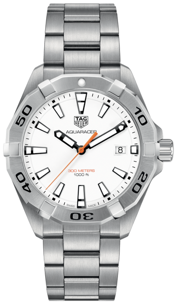 Tag Heuer Aquaracer White Dial Watch for Men - WBD1111.BA0928