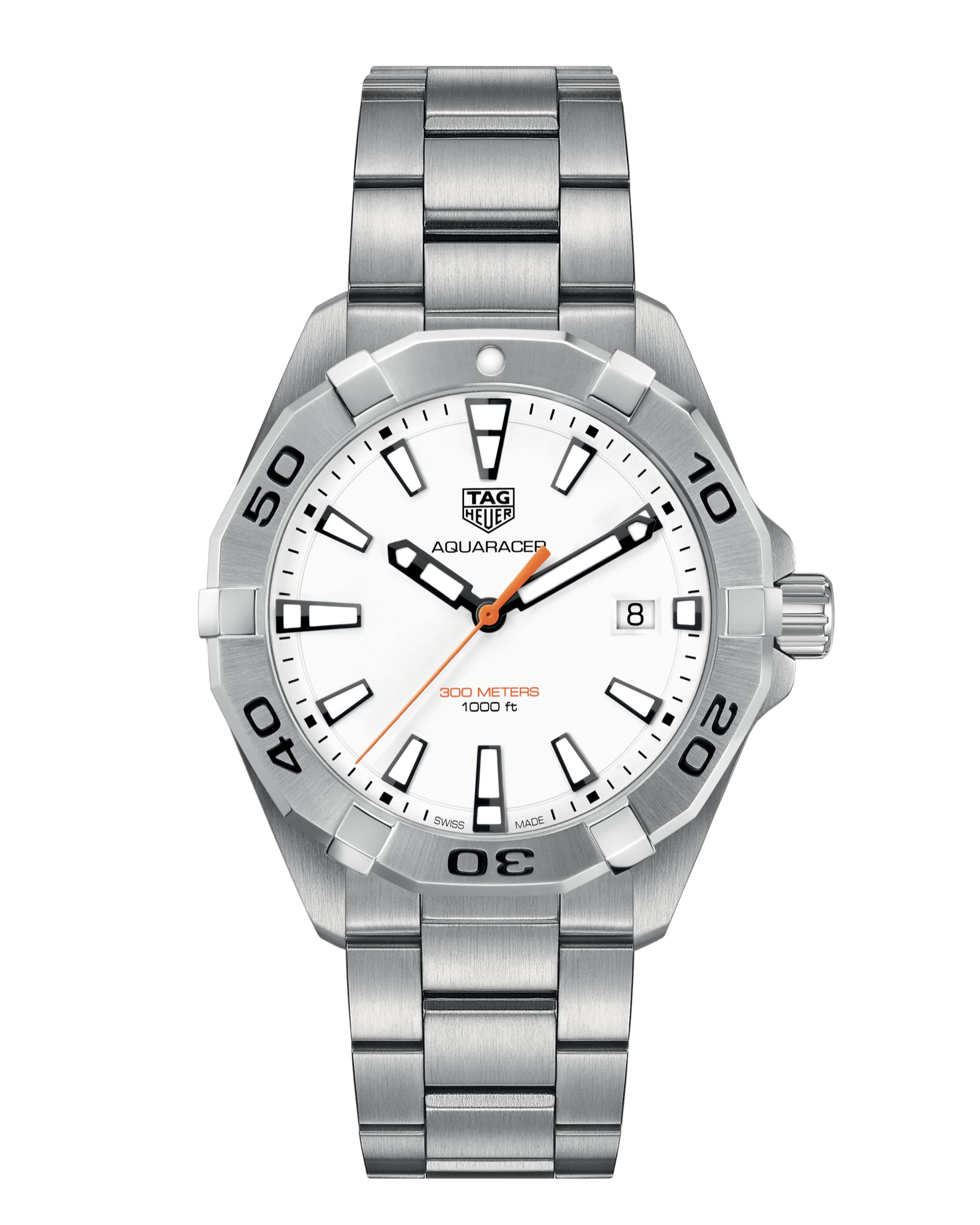 Tag Heuer Aquaracer White Dial Watch for Men - WBD1111.BA0928