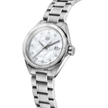 Tag Heuer Formula 1 Diamonds Mother Of Pearl White Dial Silver Steel Strap Watch for Women - WBJ1419.BA0664