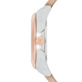 Emporio Armani Valeria Quartz White Dial Beige Leather Strap Watch For Women - AR11031