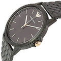 Emporio Armani Interchangeable Black Dial Black Steel Strap Watch For Men - AR80021