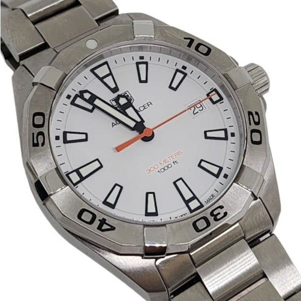 Tag Heuer Aquaracer White Dial Watch for Men - WBD1111.BA0928