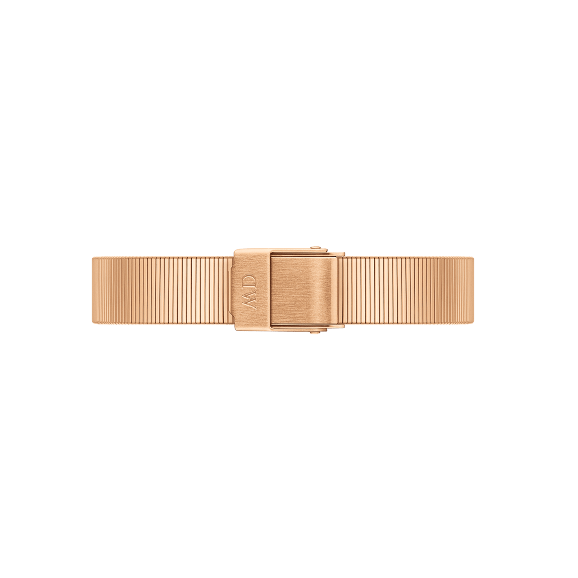 Daniel Wellington Quadro Studio White Dial Rose Gold Mesh Strap Watch For Women - DW00100517