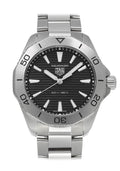Tag Heuer Aquaracer Professional 200 Quartz Black Dial Silver Steel Strap Watch for Men - WBP1110.BA0627