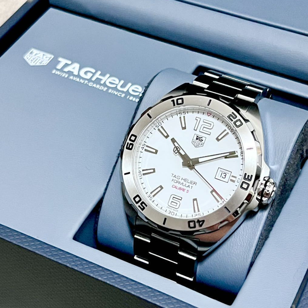 Tag Heuer Formula 1 White Dial Watch for Men - WAZ2114.BA0875