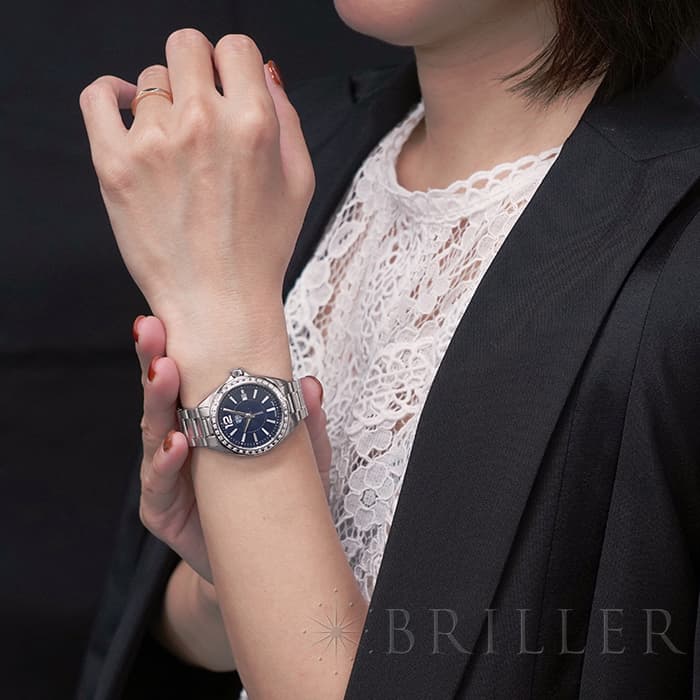 Tag Heuer Formula 1 Diamonds Blue Dial Silver Steel Strap Watch for Women - WBJ1416.BA0664