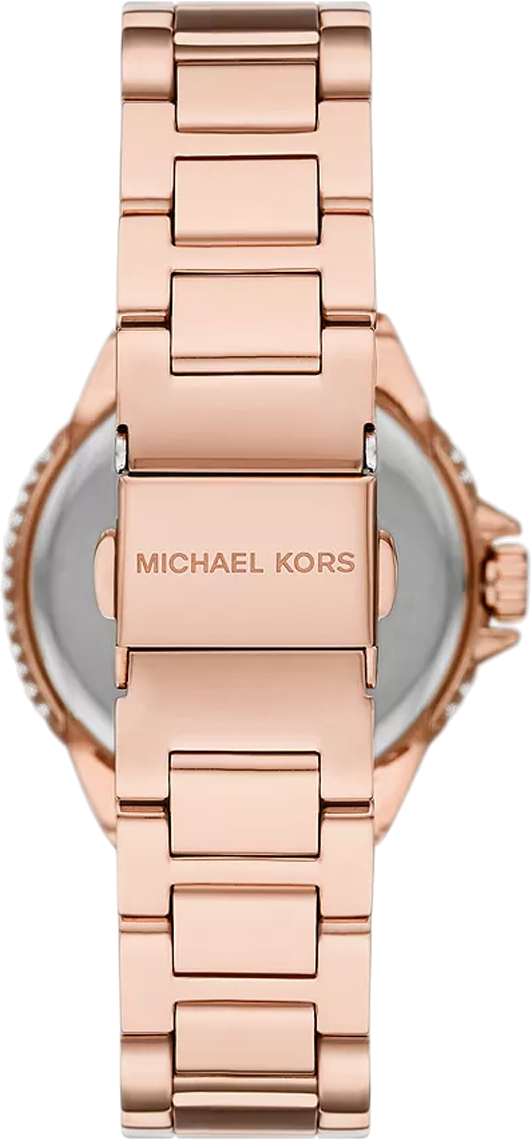 Michael Kors Camille Multifunction White Dial Rose Gold Steel Strap Watch For Women - MK4700