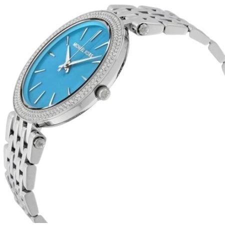 Michael Kors Darci Mother of Pearl Blue Dial Silver Steel Strap Watch for Women - MK3515