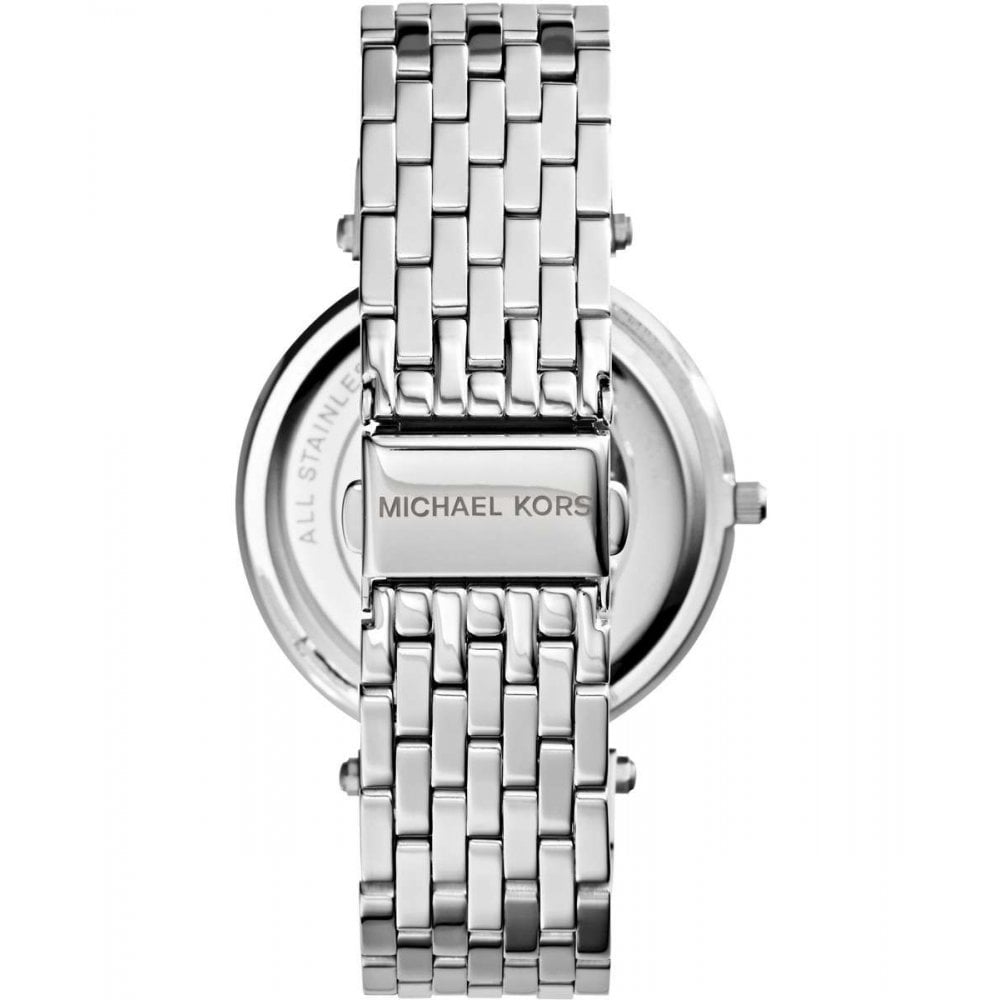 Michael Kors Darci Mother of Pearl Blue Dial Silver Steel Strap Watch for Women - MK3515