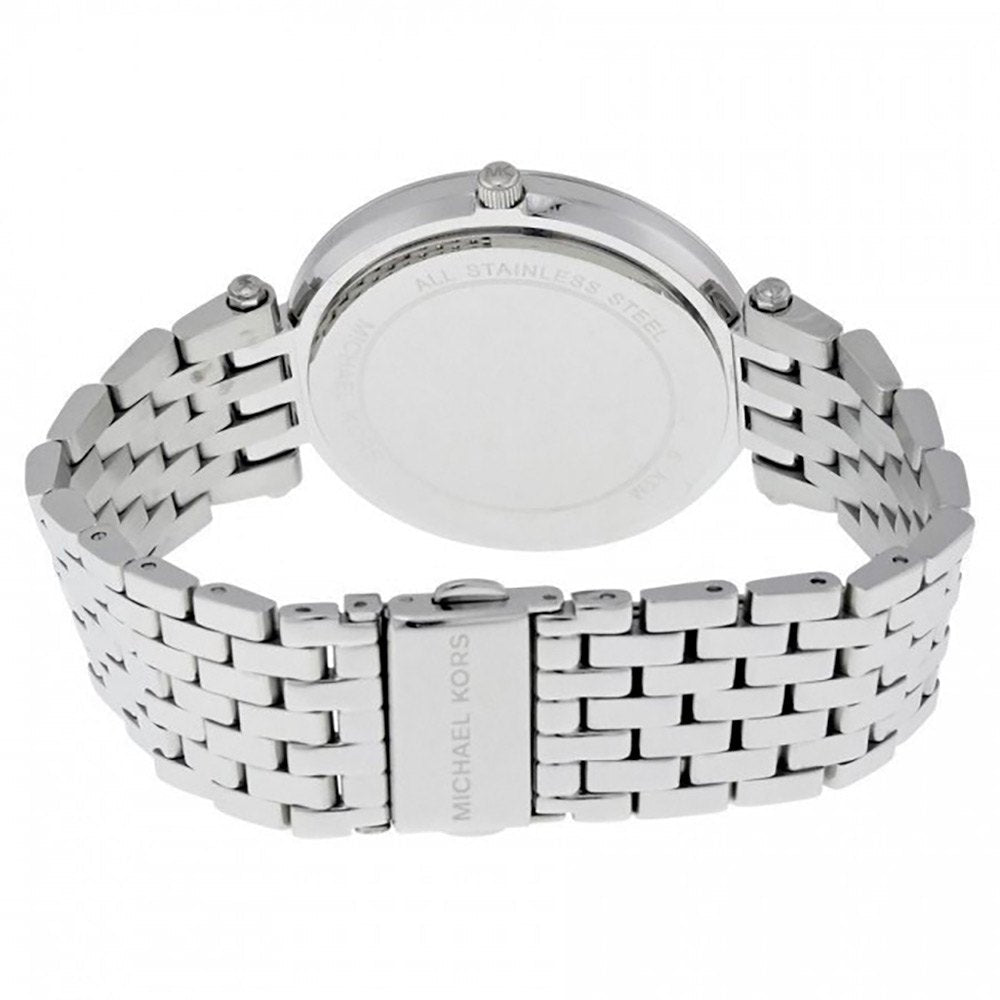 Michael Kors Darci Mother of Pearl Blue Dial Silver Steel Strap Watch for Women - MK3515