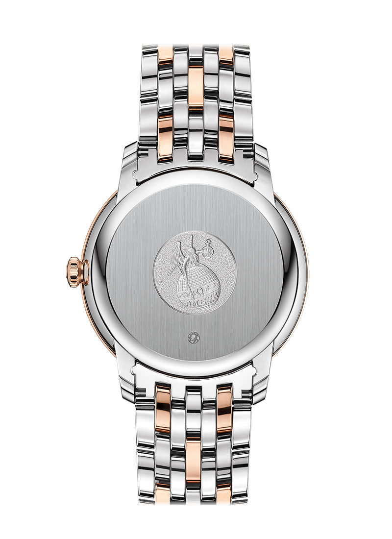 Omega De Ville Prestige Co Axial Silver Dial Silver Steel Strap Watch for Men - 424.10.40.20.02.004