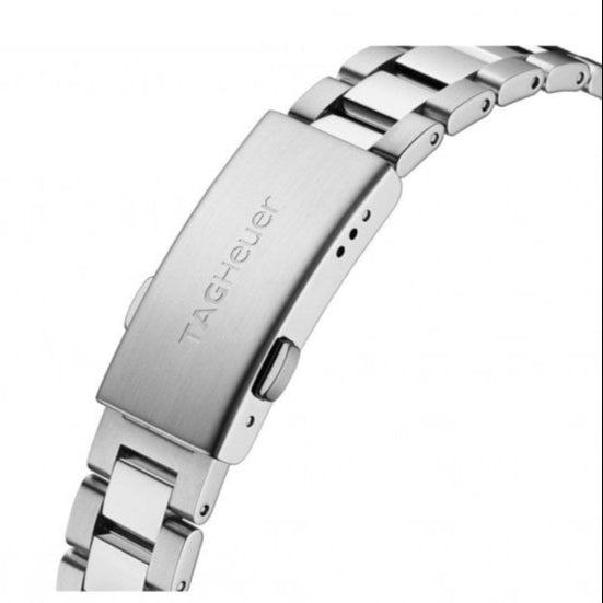 Tag Heuer Aquaracer Quartz Black Dial Silver Steel Strap Watch for Women - WBD1410.BA0741