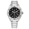 Tag Heuer Aquaracer Professional 200 Date Black Dial Silver Steel Strap Watch for Men - CBP1110.BA0627