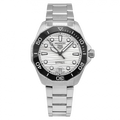 Tag Heuer Aquaracer Professional 300 Automatic White Dial Silver Steel Strap Watch for Men - WBP231C.BA0626