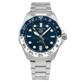 Tag Heuer Aquaracer Professional 300 GMT Automatic Blue Dial Silver Steel Strap Watch for Men - WBP2010.BA0632