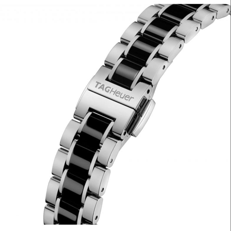 Tag Heuer Formula 1 Quartz Black Dial Two Tone Steel Strap Watch for Women - WBJ141AA.BA0973