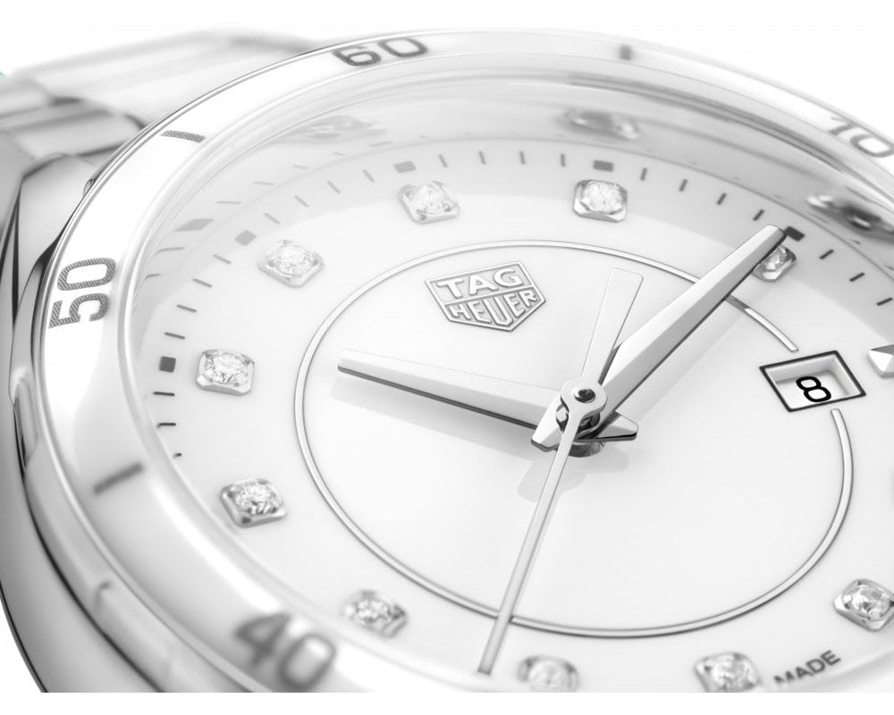 Tag Heuer Formula 1 Diamonds White Dial Two Tone Steel Strap Watch for Women - WBJ141AD.BA0974