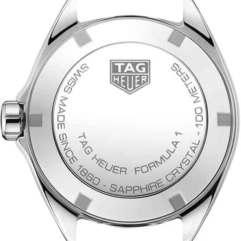 Tag Heuer Formula 1 Quartz Mother of Pearl White Dial Silver Steel Strap Watch for Women - WBJ1418.BA0664
