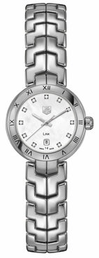 Tag Heuer Link Diamonds Mother of Pearl Dial Silver Steel Strap Watch for Women - WAT1417.BA0954