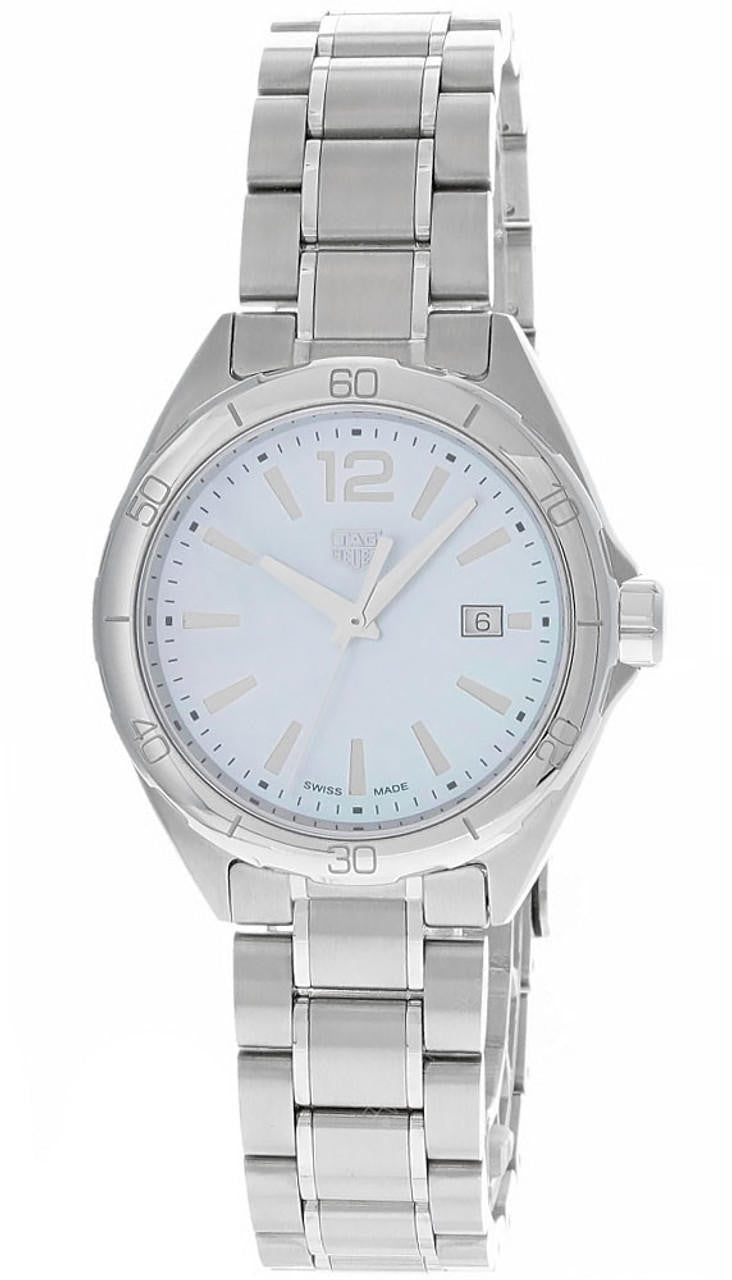 Tag Heuer Formula 1 Quartz Mother of Pearl White Dial Silver Steel Strap Watch for Women - WBJ1418.BA0664