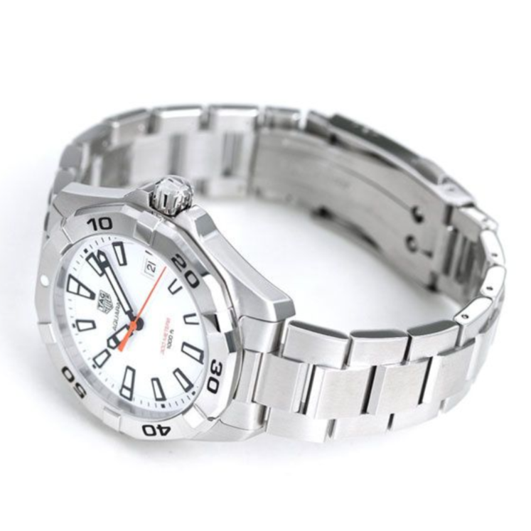 Tag Heuer Aquaracer White Dial Watch for Men - WBD1111.BA0928