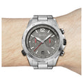 Hugo Boss Nomad Grey Dial Silver Steel Strap Watch for Men - 1513774