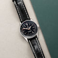 Breitling Automatic 41mm Black Dial Black Leather Strap Watch for Men - A17326241B1P1