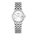 Tissot T Classic Desire White Dial Silver Steel Strap Watch for Women - T52.1.281.31